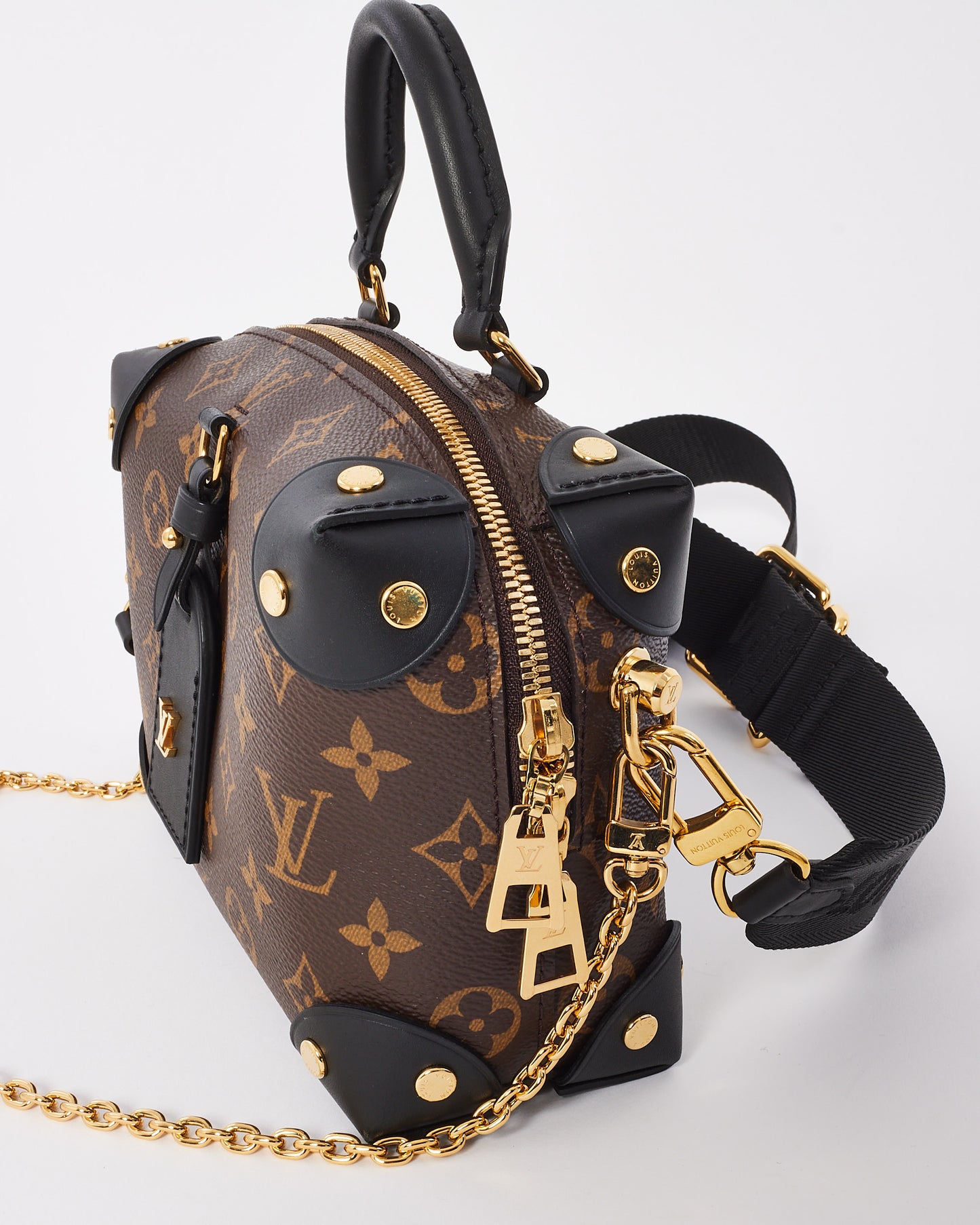 Louis Vuitton Monogram Canvas Petite Malle Souple Shoulder Bag