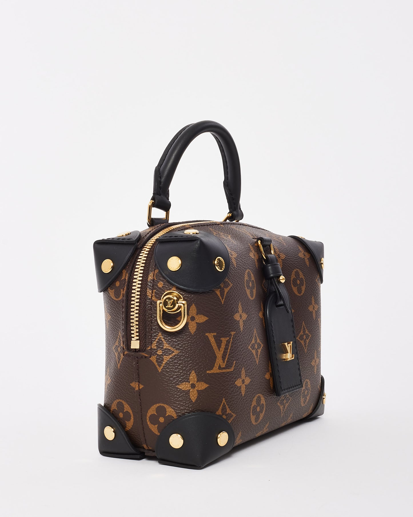 Louis Vuitton Monogram Canvas Petite Malle Souple Shoulder Bag
