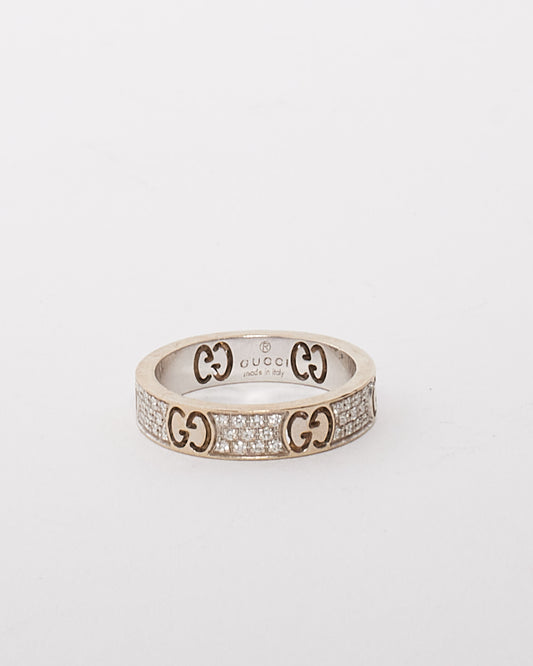 Bracelet Stardust Icon en or blanc 18 carats et diamants Gucci - 5