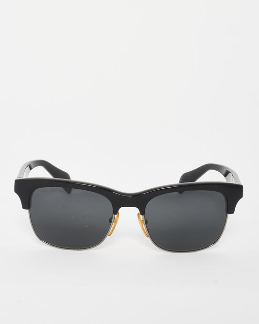 Prada Black Acetate Wayfarer Sunglasses SPR11P