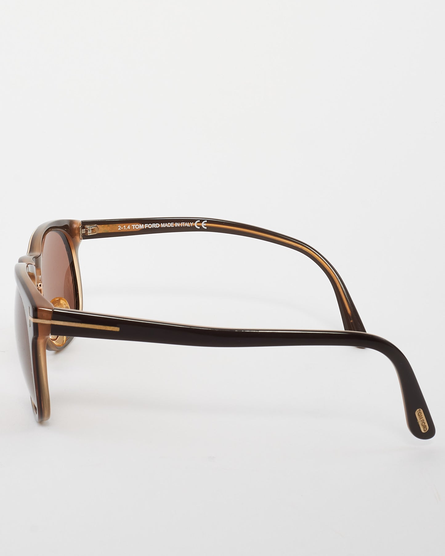 Tom Ford Brown Acetate Franklin TF346 Sunglasses