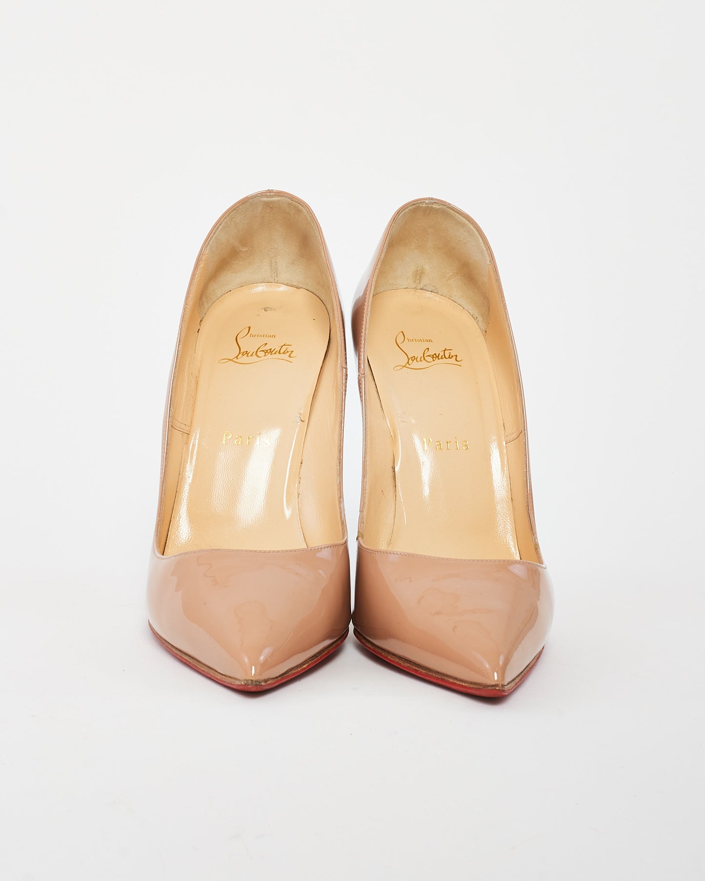 Christian Louboutin Nude Patent Leather So Kate Pumps 120 - 39