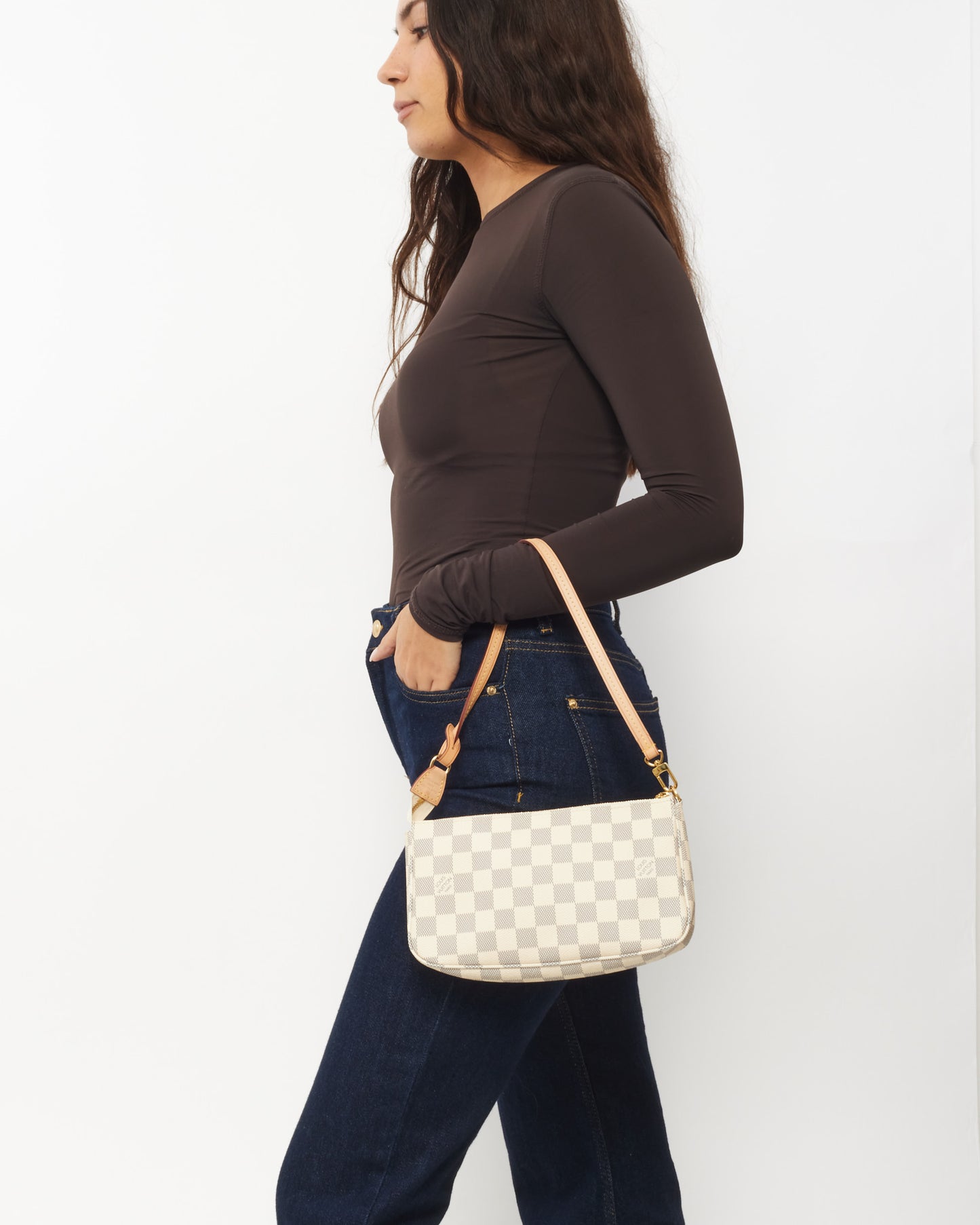 Louis Vuitton Damier Azur Pochette Accessoires Shoulder Bag