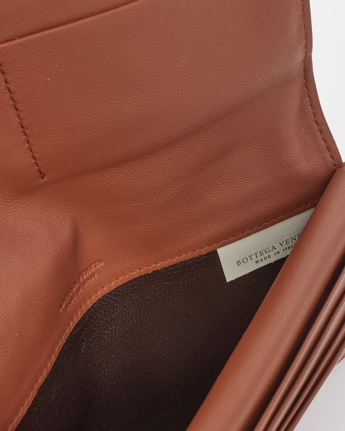 Bottega Veneta Brown Intrecciato Leather Long Wallet