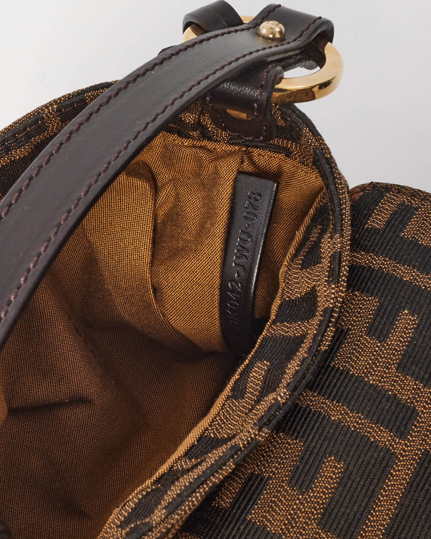 Fendi Brown Zucca Print Canvas Mini Bag