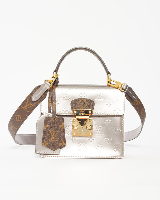 Louis Vuitton Silver Monogram Vernis Spring Street Bag