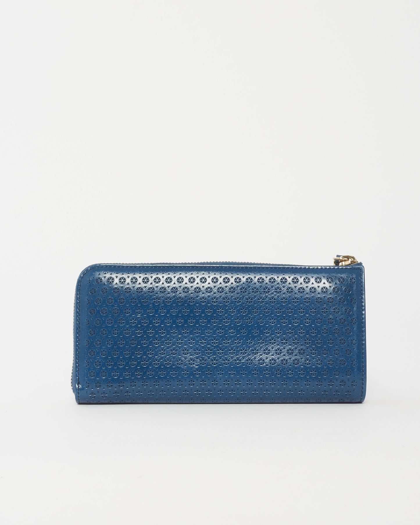 Tod's Blue Zip Long Wallet