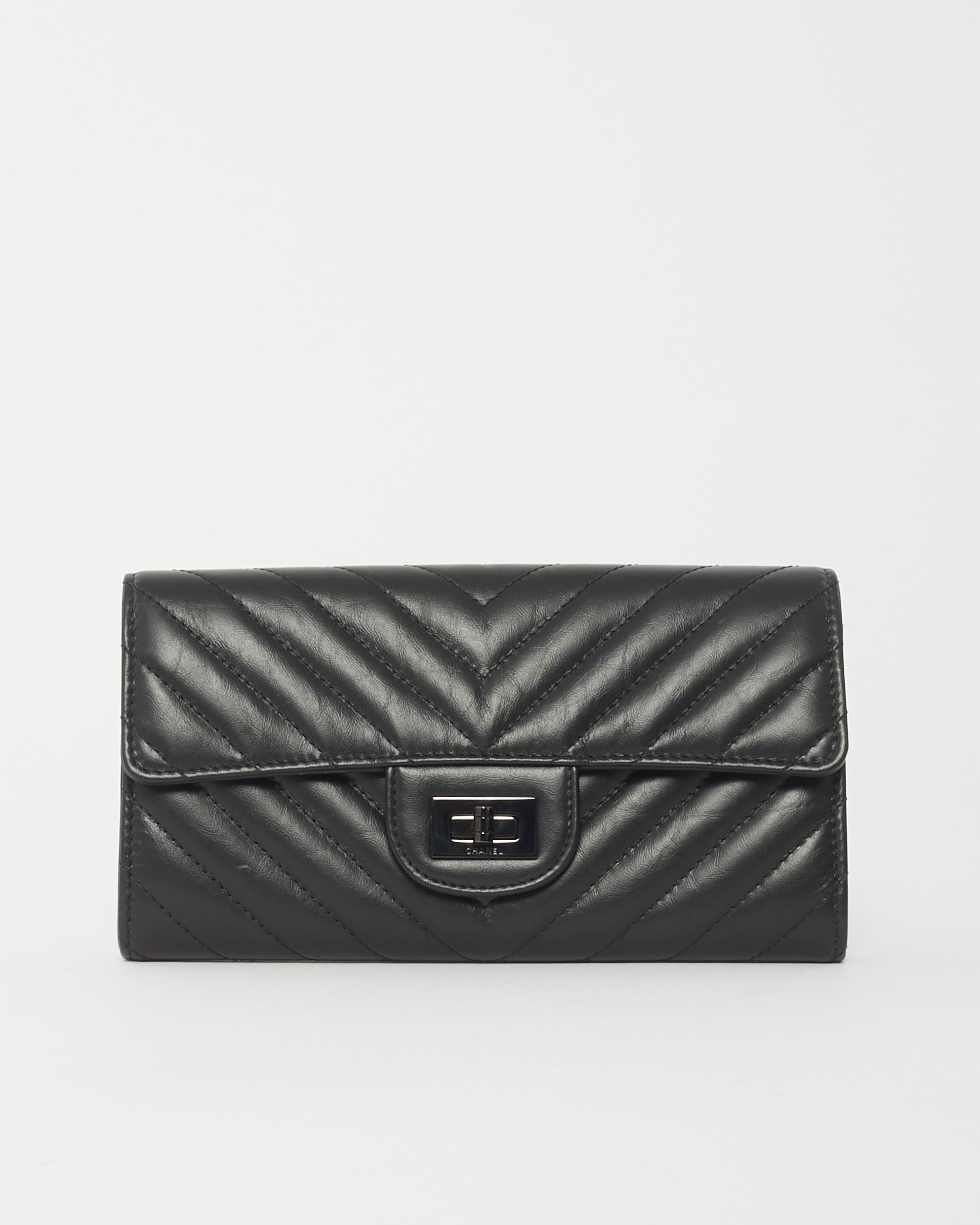 小物 CHANEL SO BLACK Wallet Chanel | Caviar So Black Boy Long Zip Wallet | Large– TC