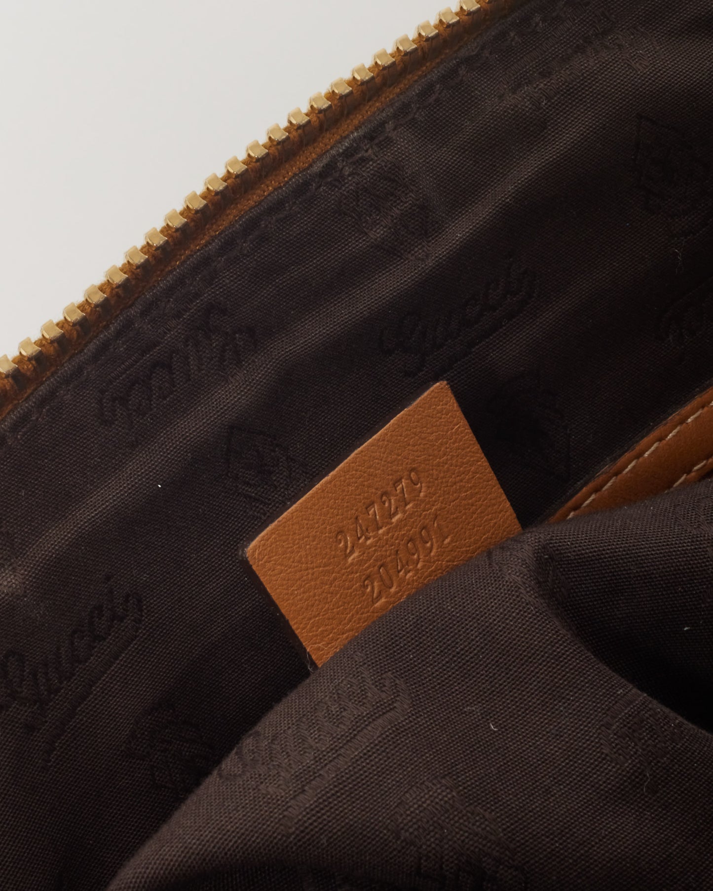Gucci Tan Leather Guccissima Shoulder Bag