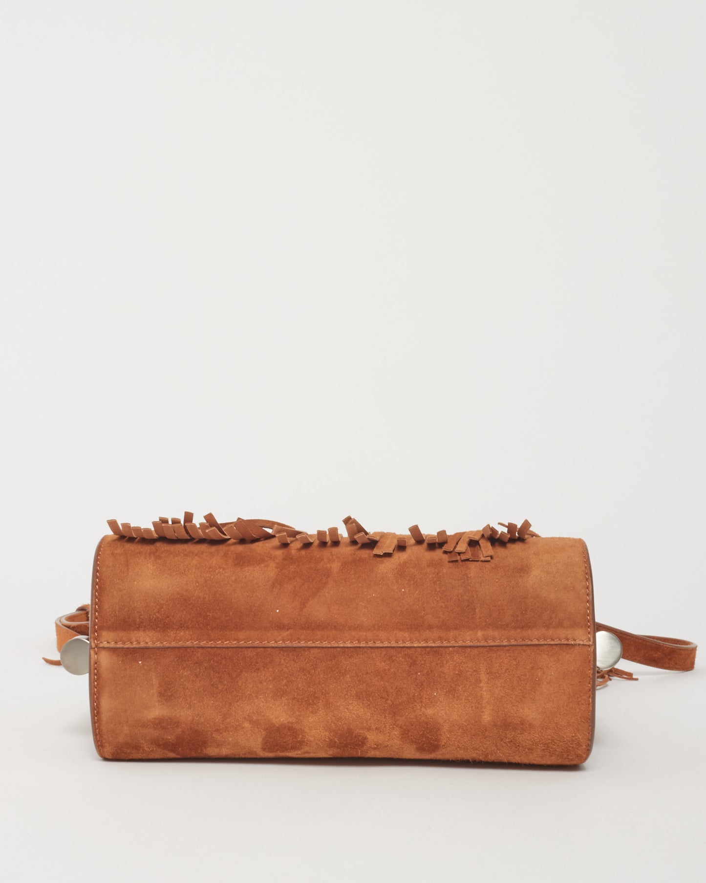 Roger Vivier Sac bandoulière à franges en daim camel