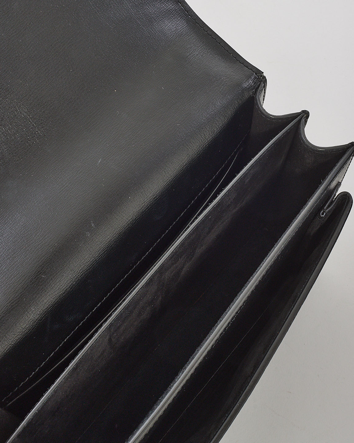 Saint Laurent Black Leather Medium Sunset Bag SHW