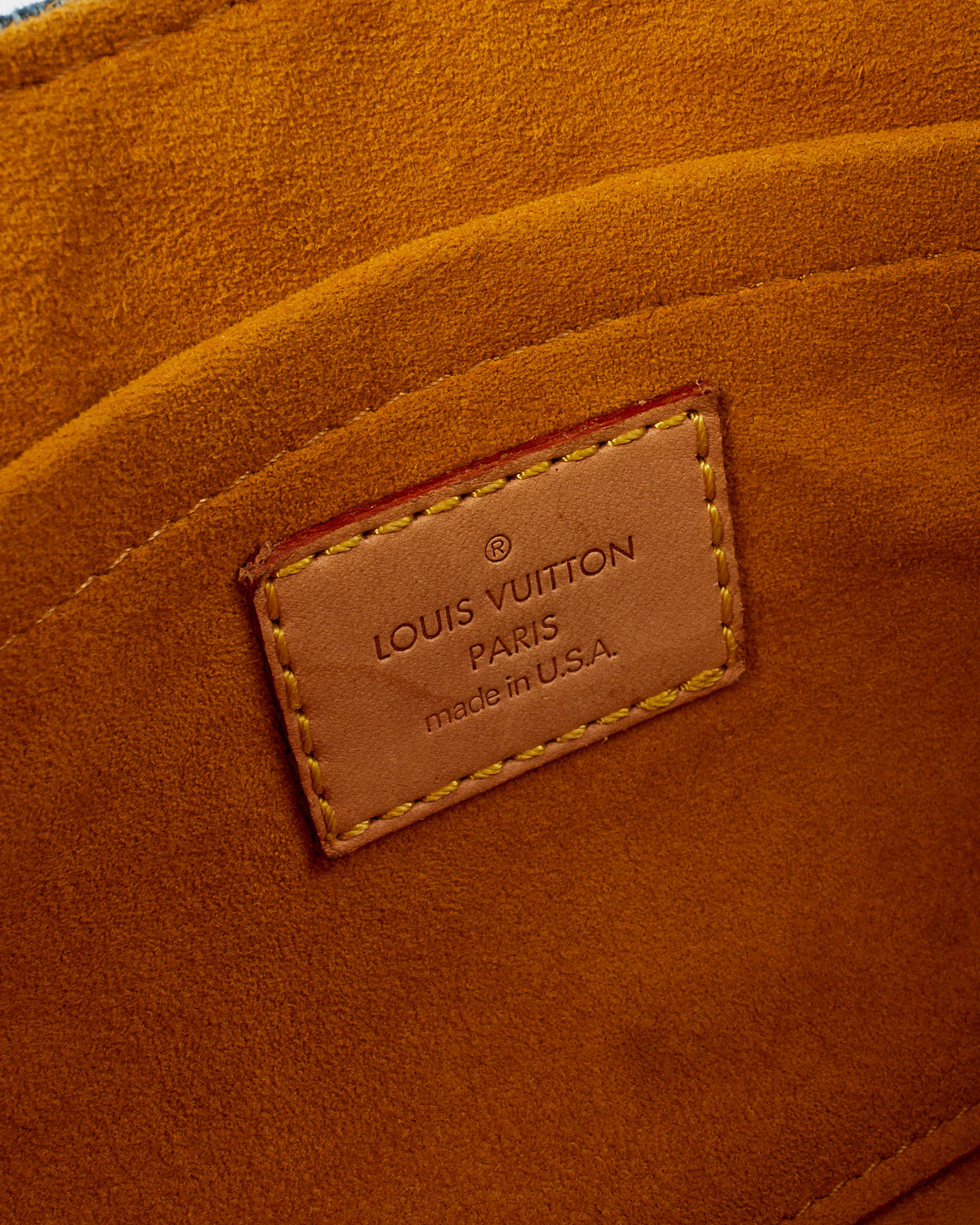 Louis Vuitton Denim Mini Sac à bandoulière plissé