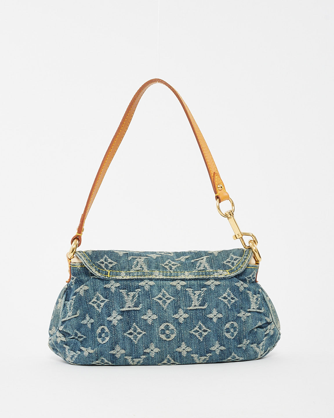 Louis Vuitton Denim Mini Pleaty Shoulder Bag
