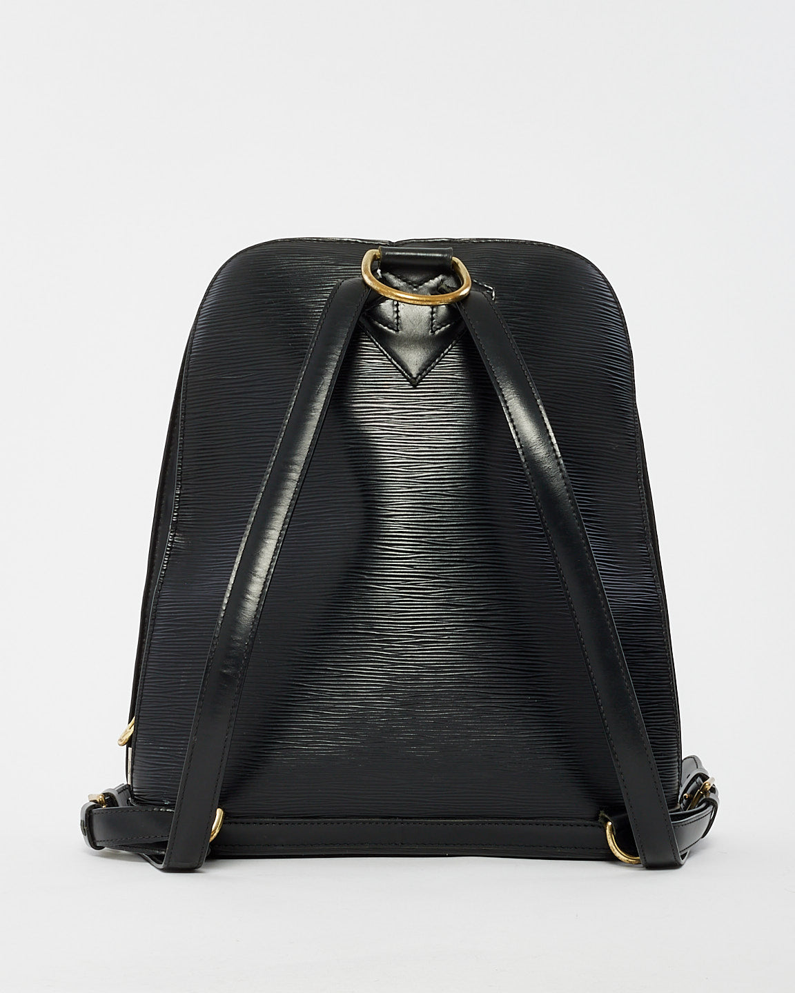 Louis Vuitton Vintage Sac à dos Gobelins en cuir épi noir