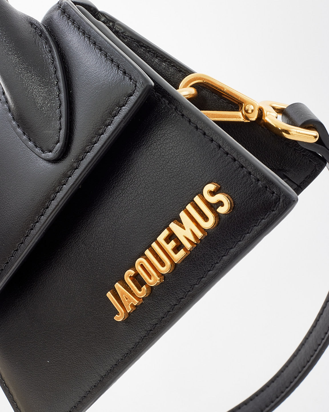 Jacquemus Black Leather Mini "Le Chiquito" Bag