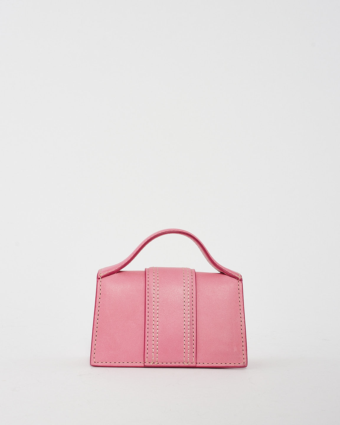 Jacquemus Pink Leather "Le Petit Bambino" Coin Pouch Bag