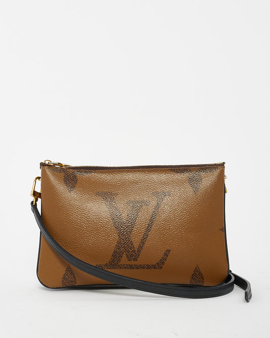 Louis Vuitton Reverse Monogram Canvas Double Zip Pochette