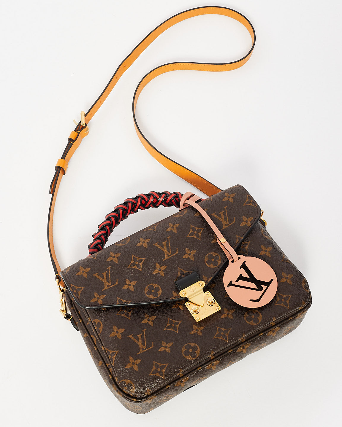 Louis Vuitton Monogram Braided Handle Pochette Metis