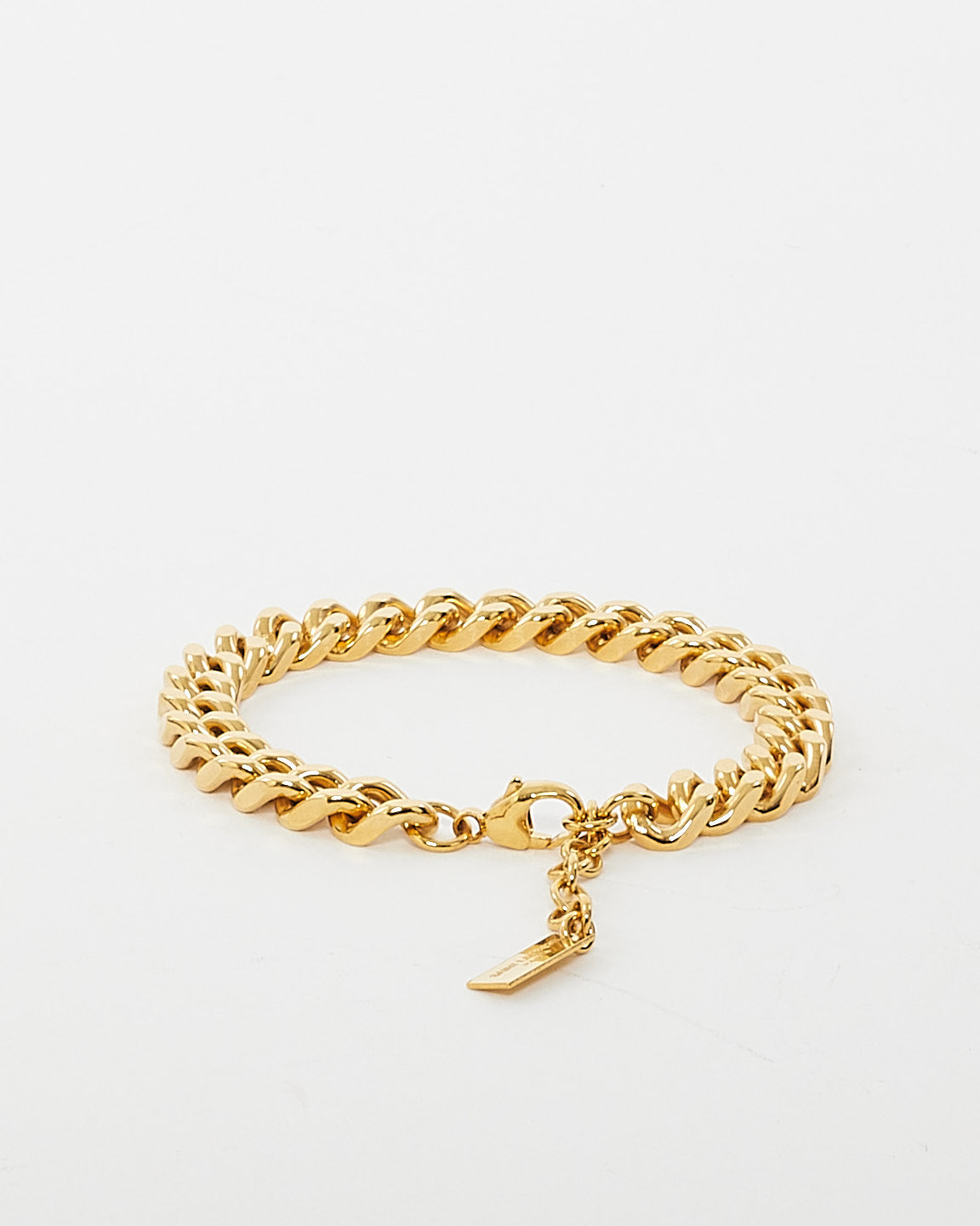 Bracelet chaîne en métal doré Saint Laurent