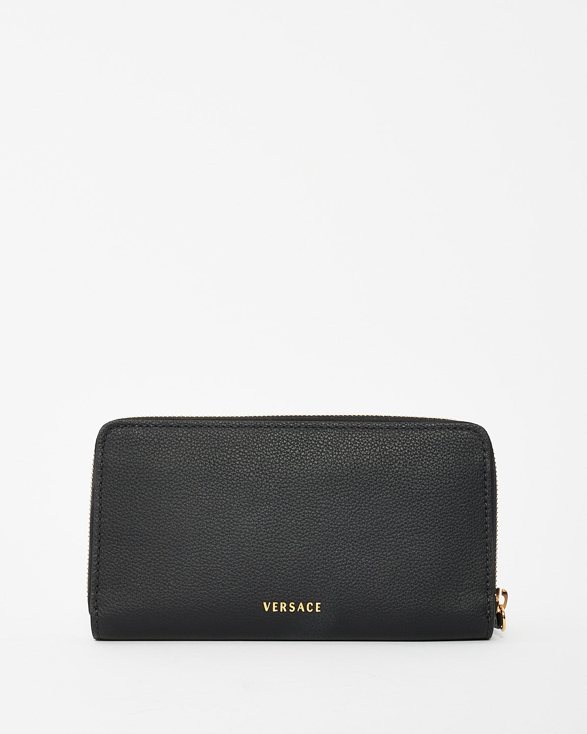 Versace Black Leather Medusa Wallet