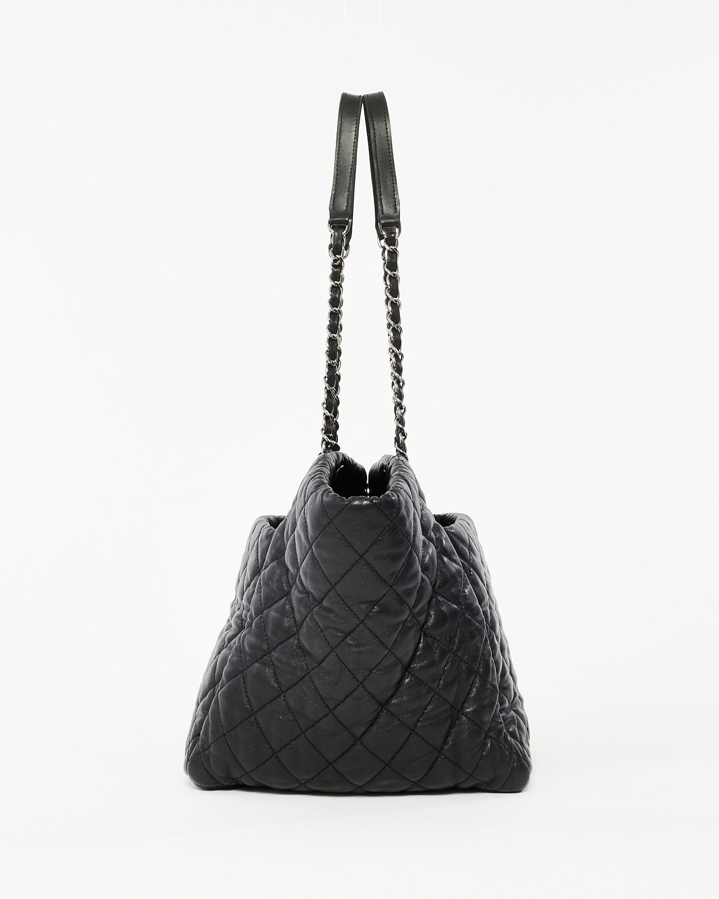 Cabas Chanel Ultimate Stitch en cuir de veau noir