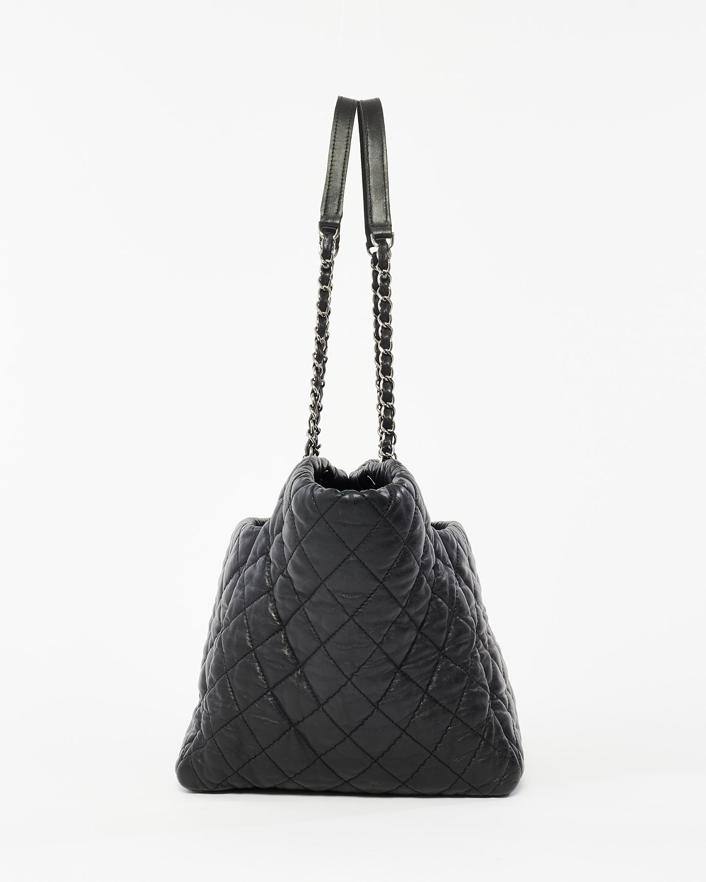 Cabas Chanel Ultimate Stitch en cuir de veau noir