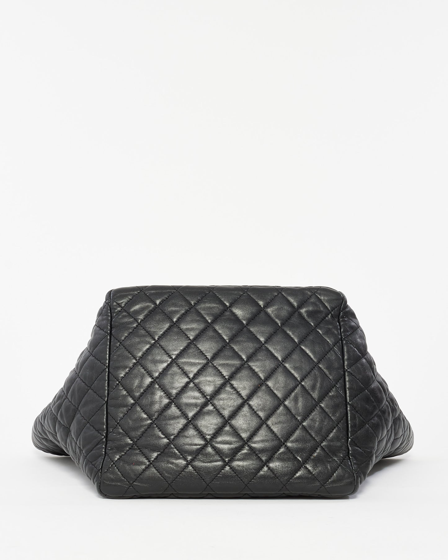 Chanel Black Calfskin Leather Ultimate Stitch Shopping Tote