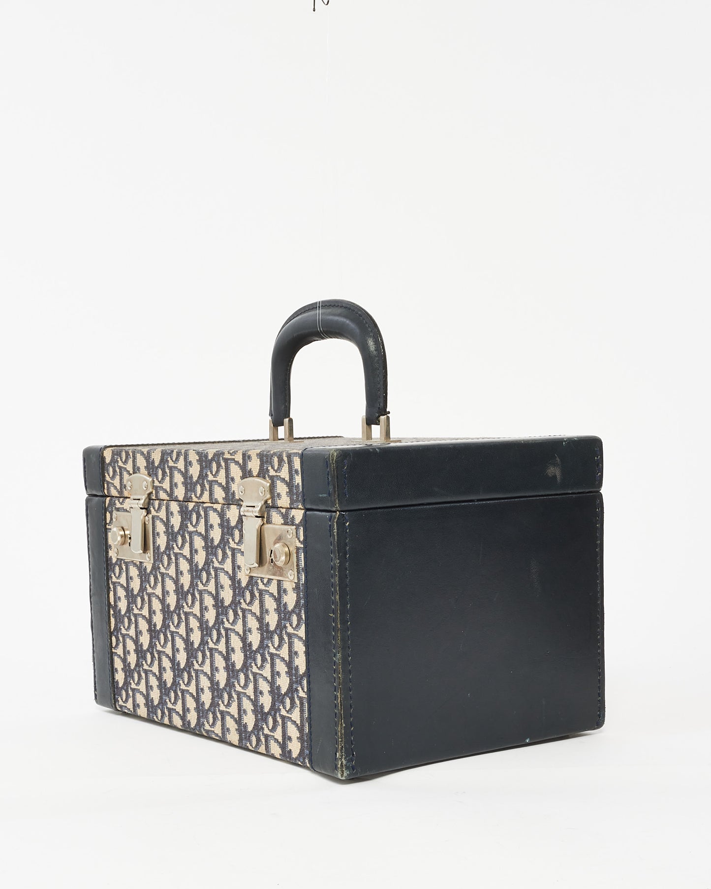 Dior Blue Oblique Canvas Vanity Case