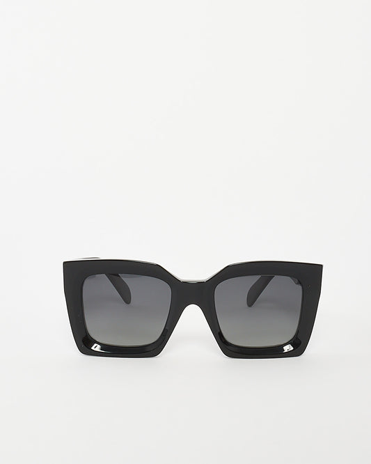 Celine Black Acetate Square Framed Sunglasses CL40130