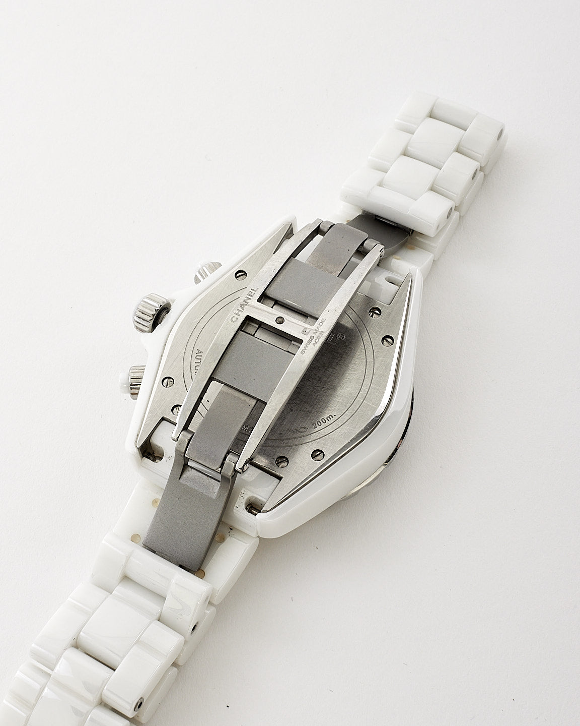 Chanel White Ceramic J12 Automatic Movement 41mm Watch