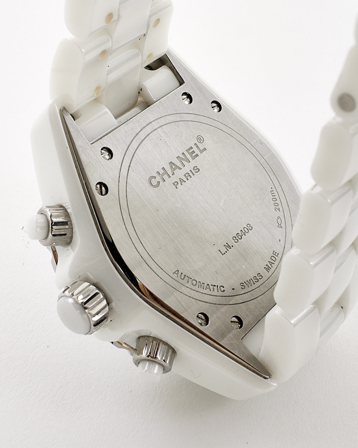 Montre Chanel J12 en céramique blanche à mouvement automatique 41 mm
