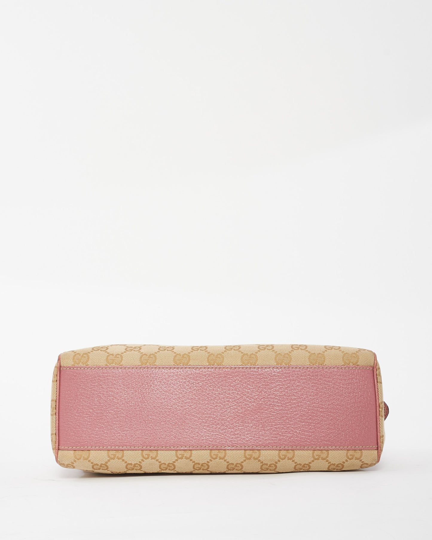 Gucci GG Canvas &amp; Pink Small Charmy Boston Sac à bandoulière