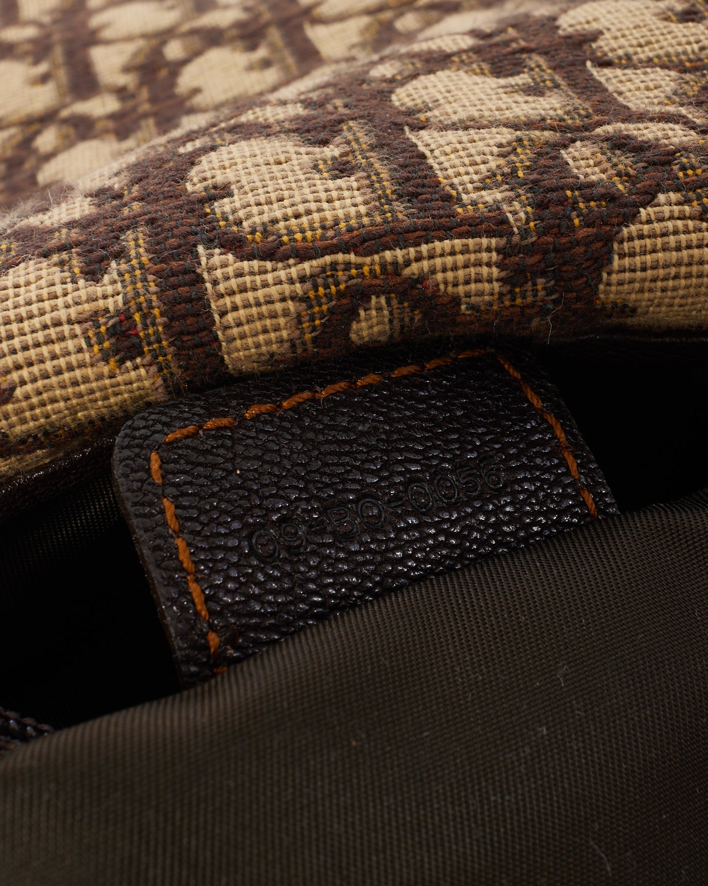 Dior Brown Monogram Oblique Canvas Buckle Hobo Bag