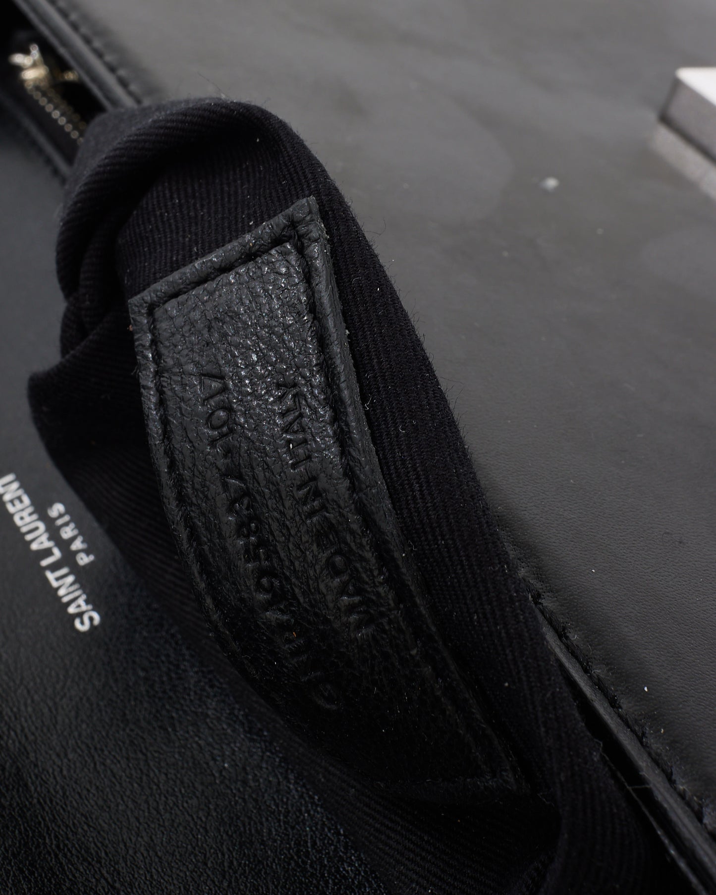 Saint Laurent Black Smooth Leather Medium Babylone Shoulder Bag