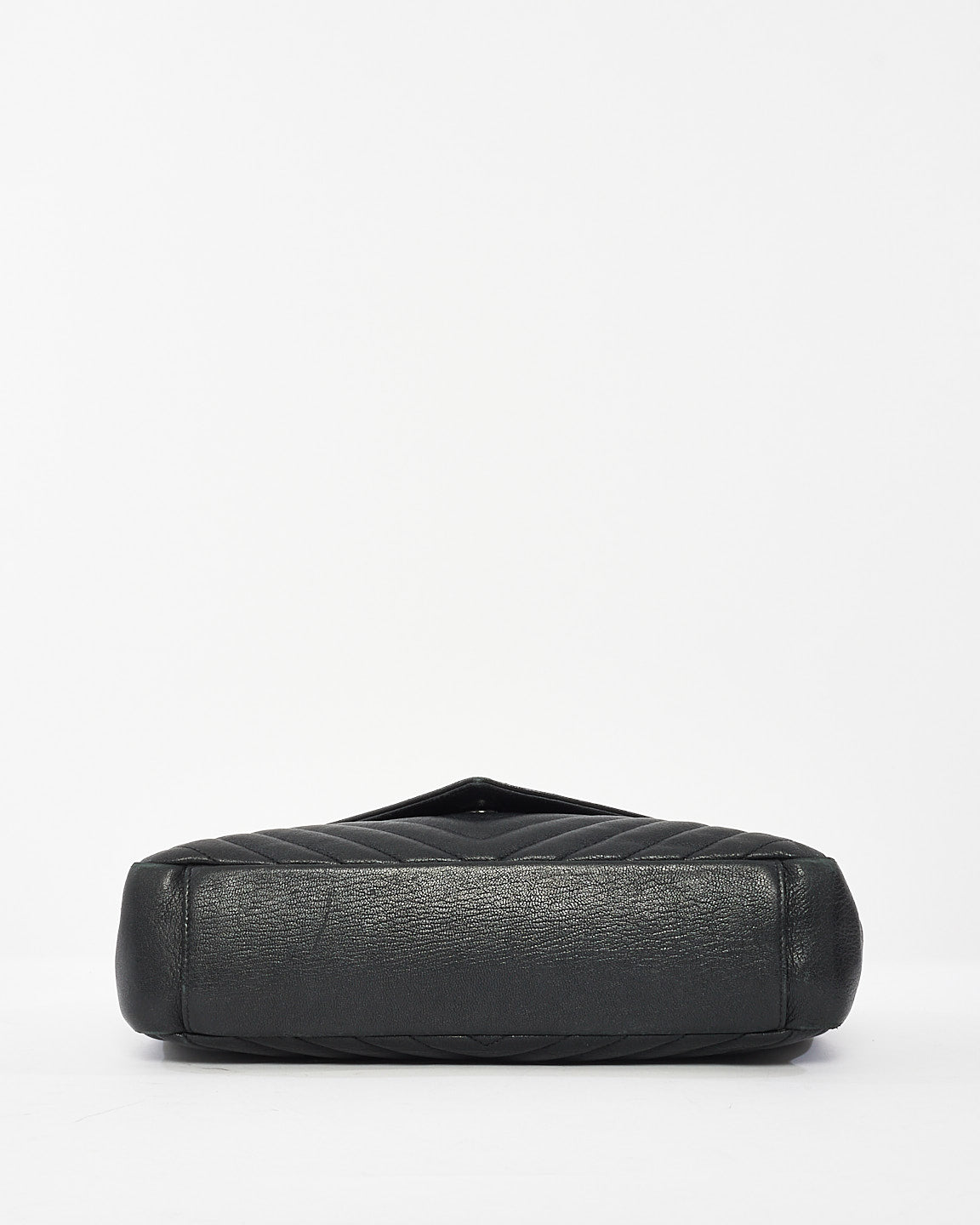 Saint Laurent Black Quilted Leather Large College Bag
