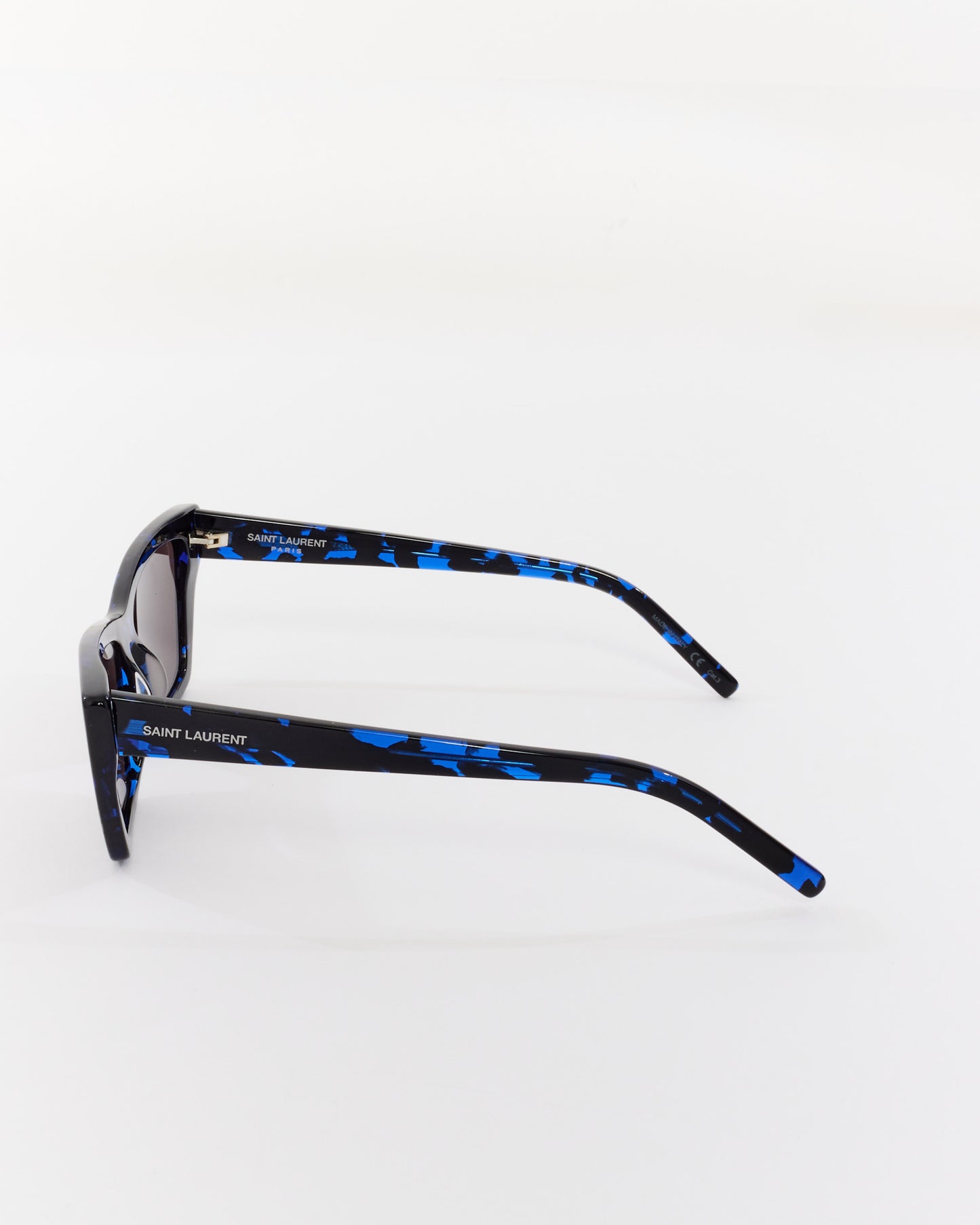 Saint Laurent Blue & Black Havana SL 276 Mica Sunglasses
