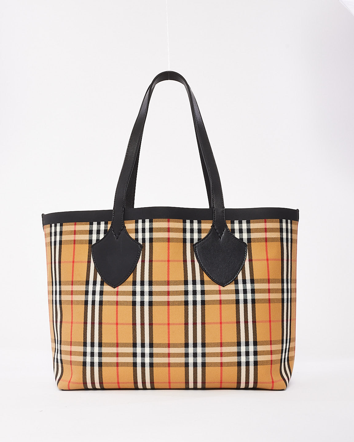 Burberry Vintage Check Reversible "The Giant" Medium Tote Bag
