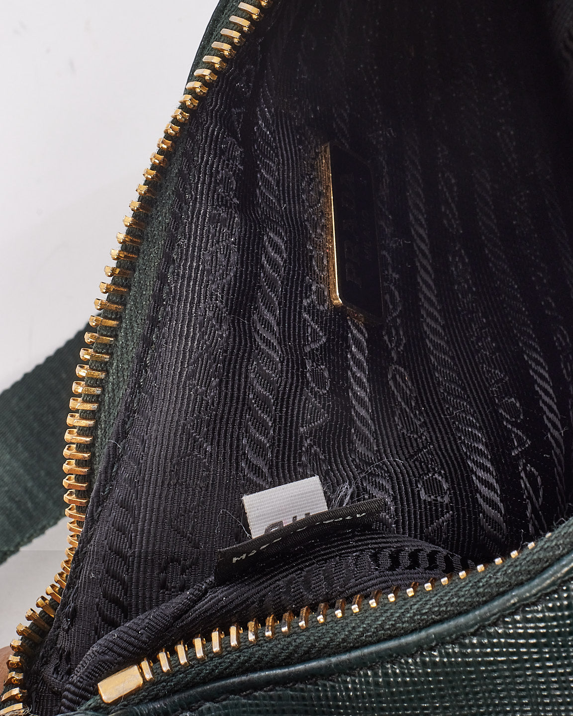 Prada Green Saffiano Leather Re-Edition 2005 Bag