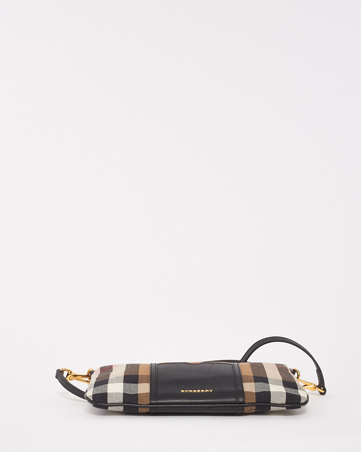 Burberry Classic Plaid Canvas Peyton Crossbody Bag