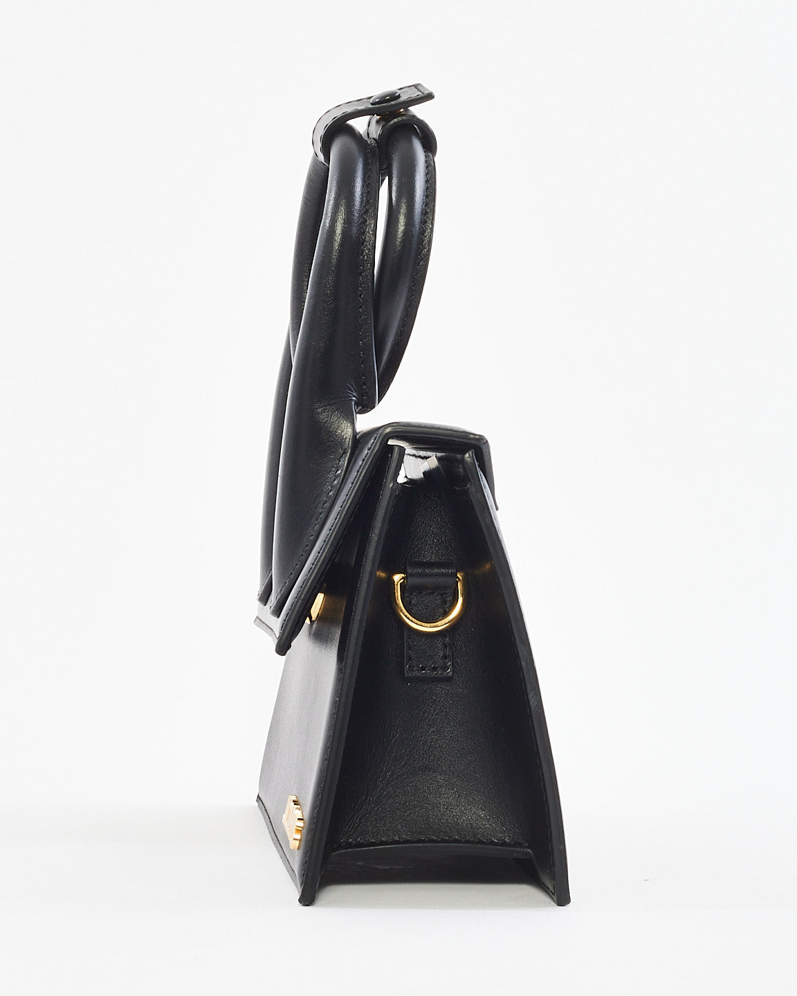 Jacquemus Black Leather Les Classiques "Le Chiquito Noeud" Bag