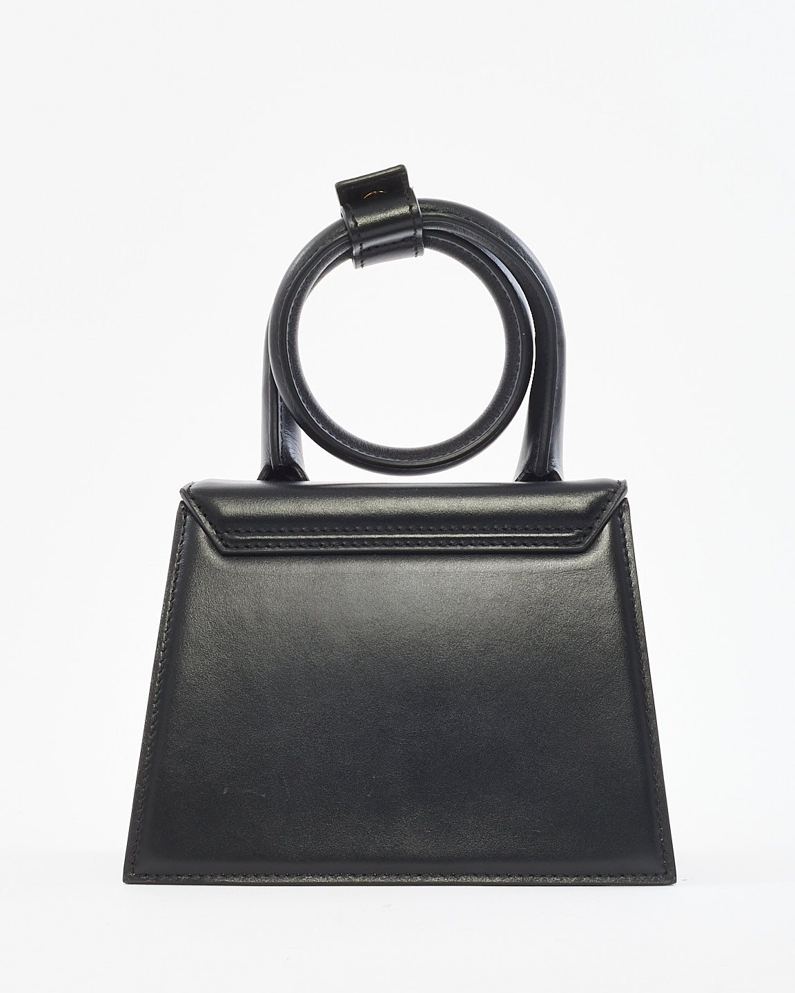 Jacquemus Black Leather Les Classiques "Le Chiquito Noeud" Bag
