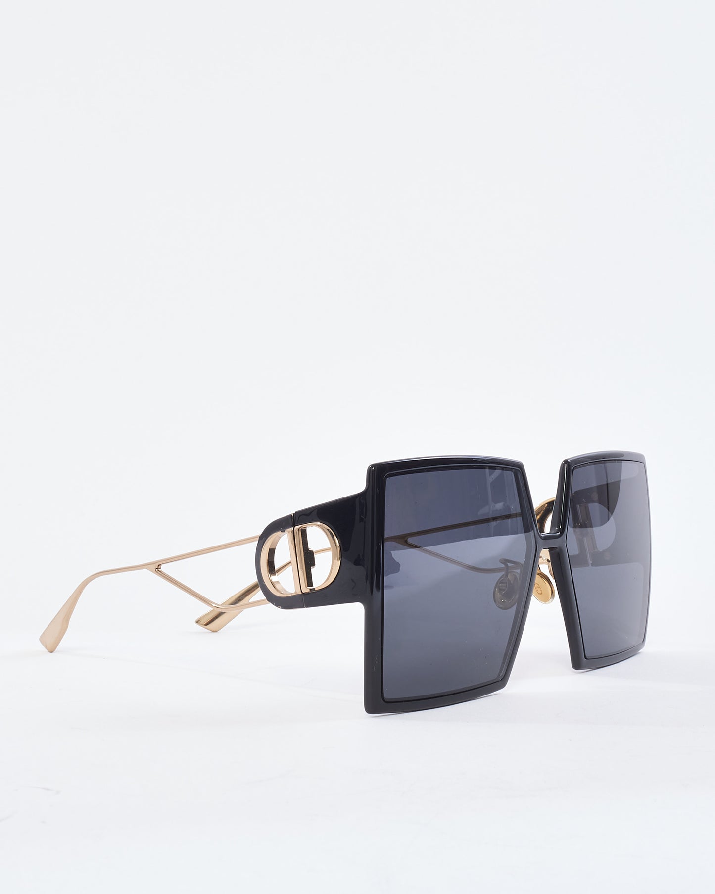 Dior Black GL 3 Oversized Square Frame 30Montaigne Sunglasses
