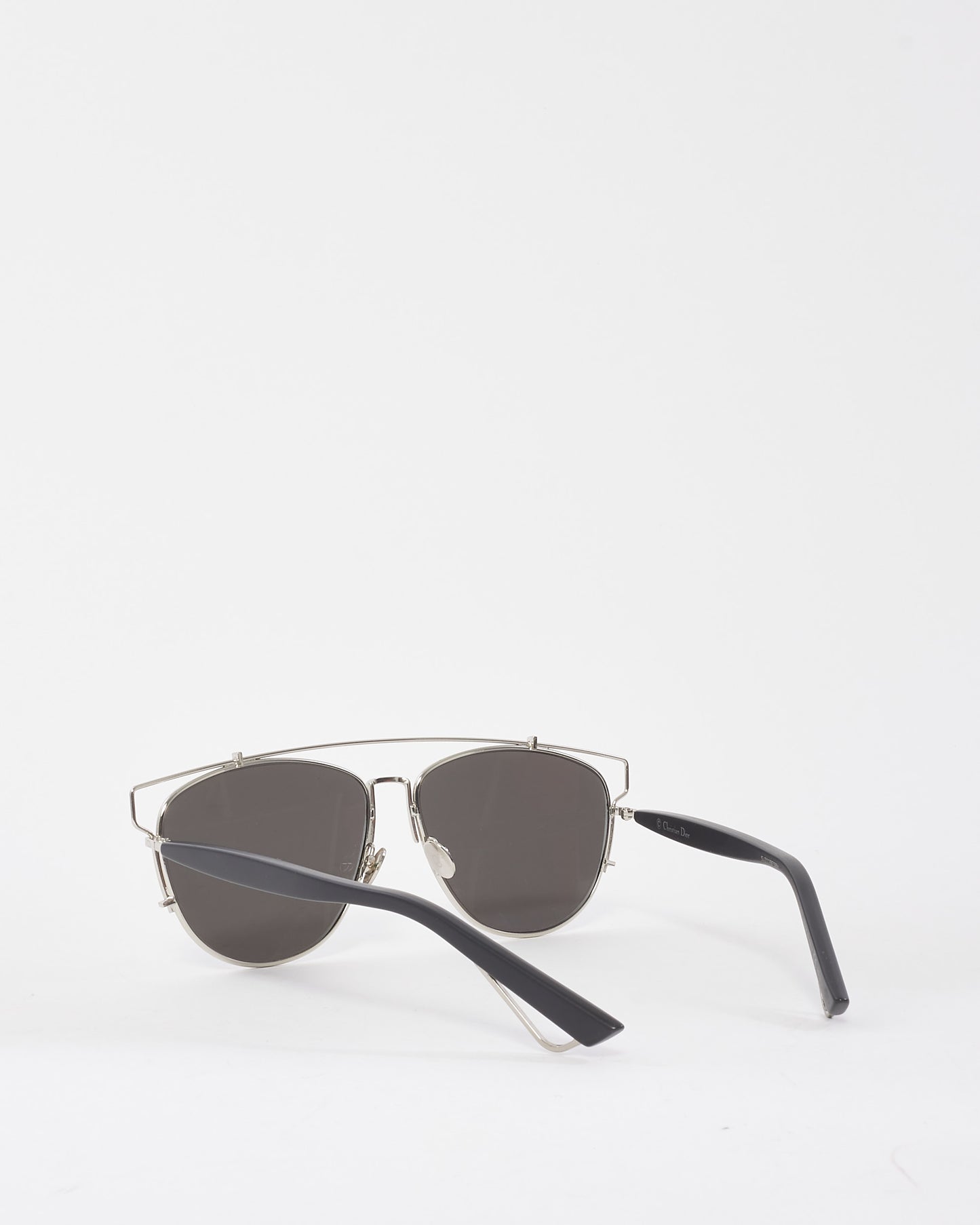 Dior Silver Mirror Technologic Aviator Sunglasses