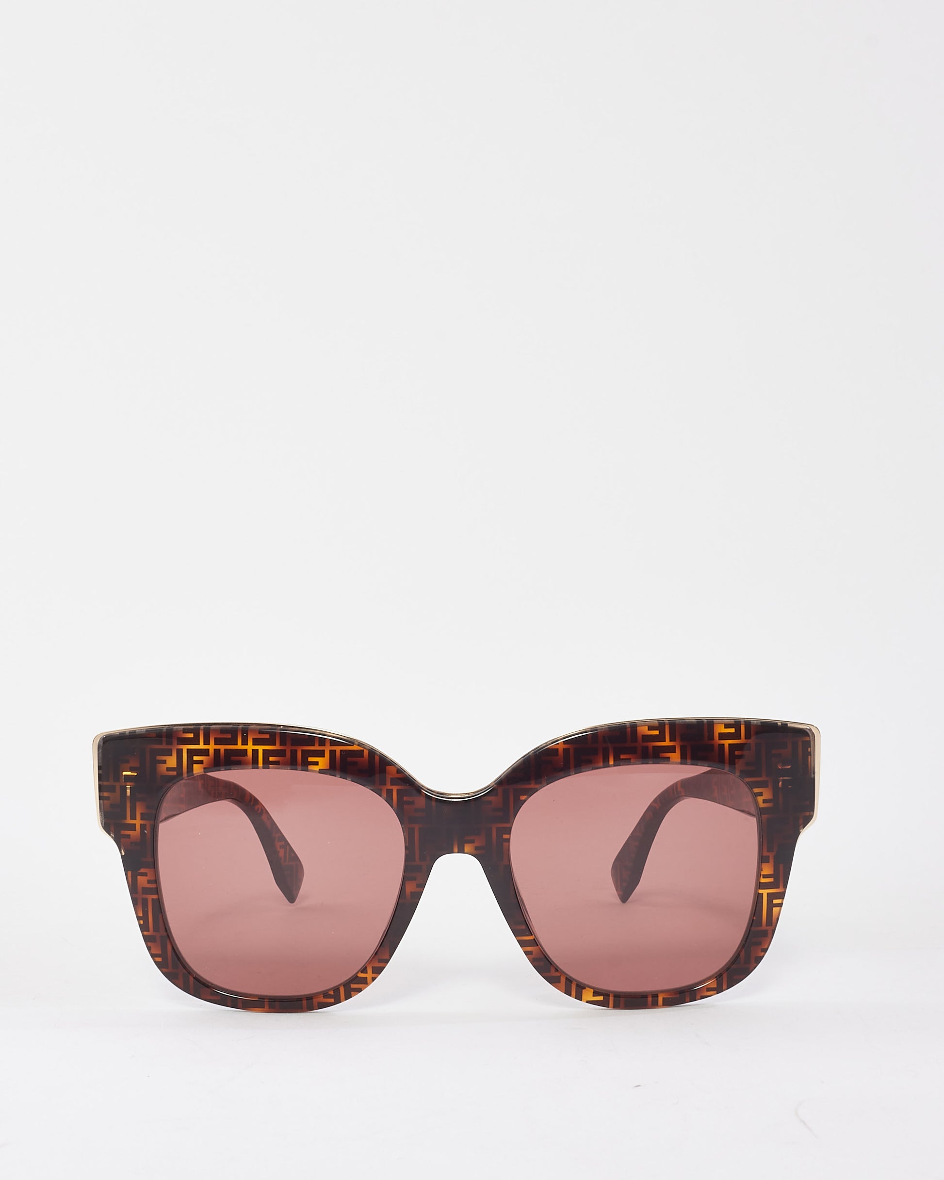 Buy Fendi Brown Monogram FF 0359/G/S Square Sunglasses