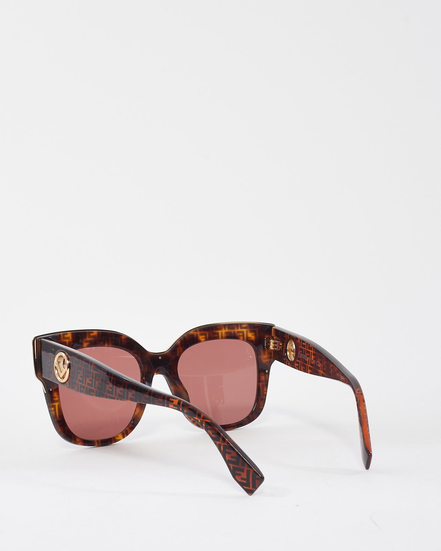 Fendi Brown Monogram FF 0359/G/S Square Sunglasses