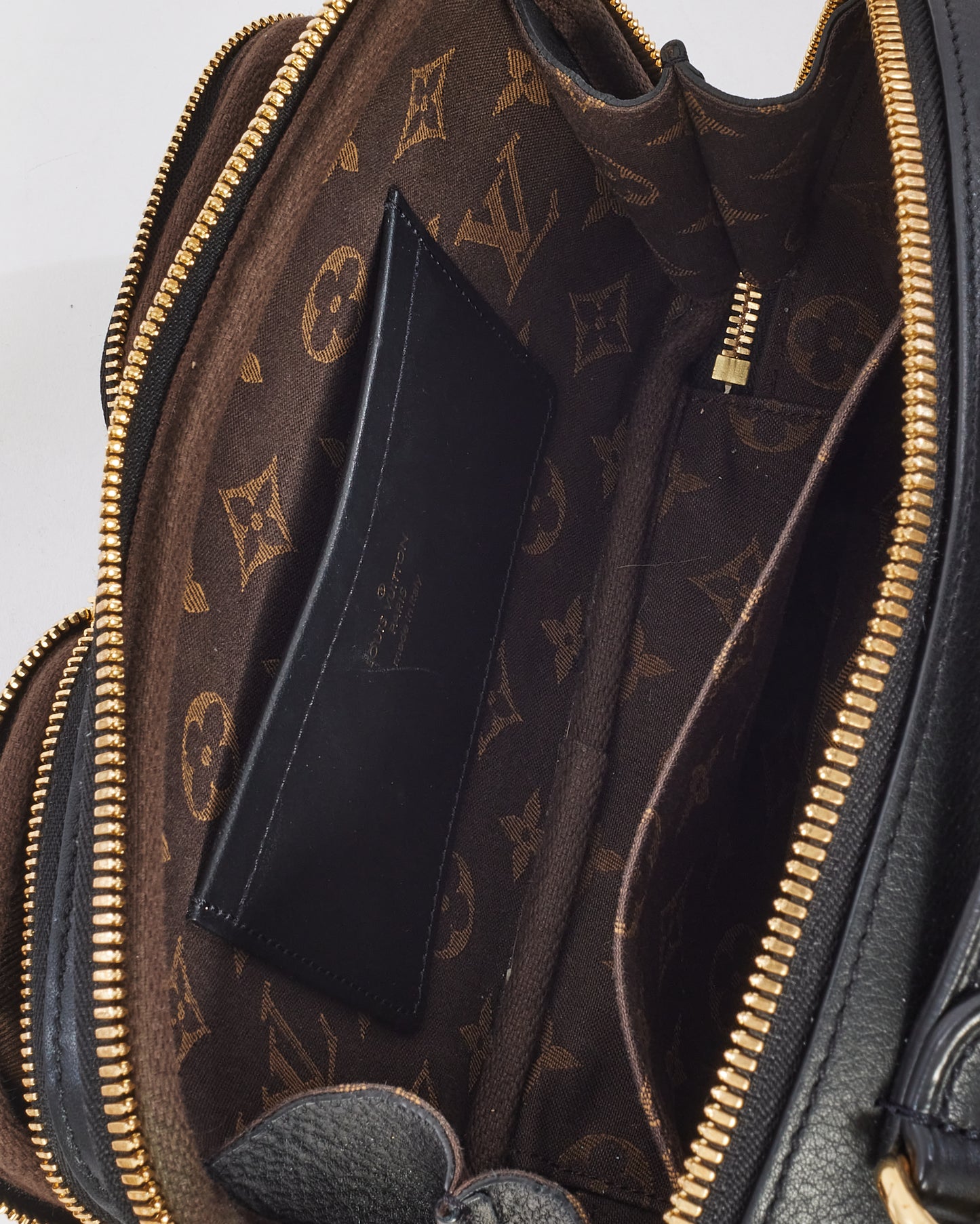 Louis Vuitton Black Monogram Empreinte Leather Utility Crossbody Bag