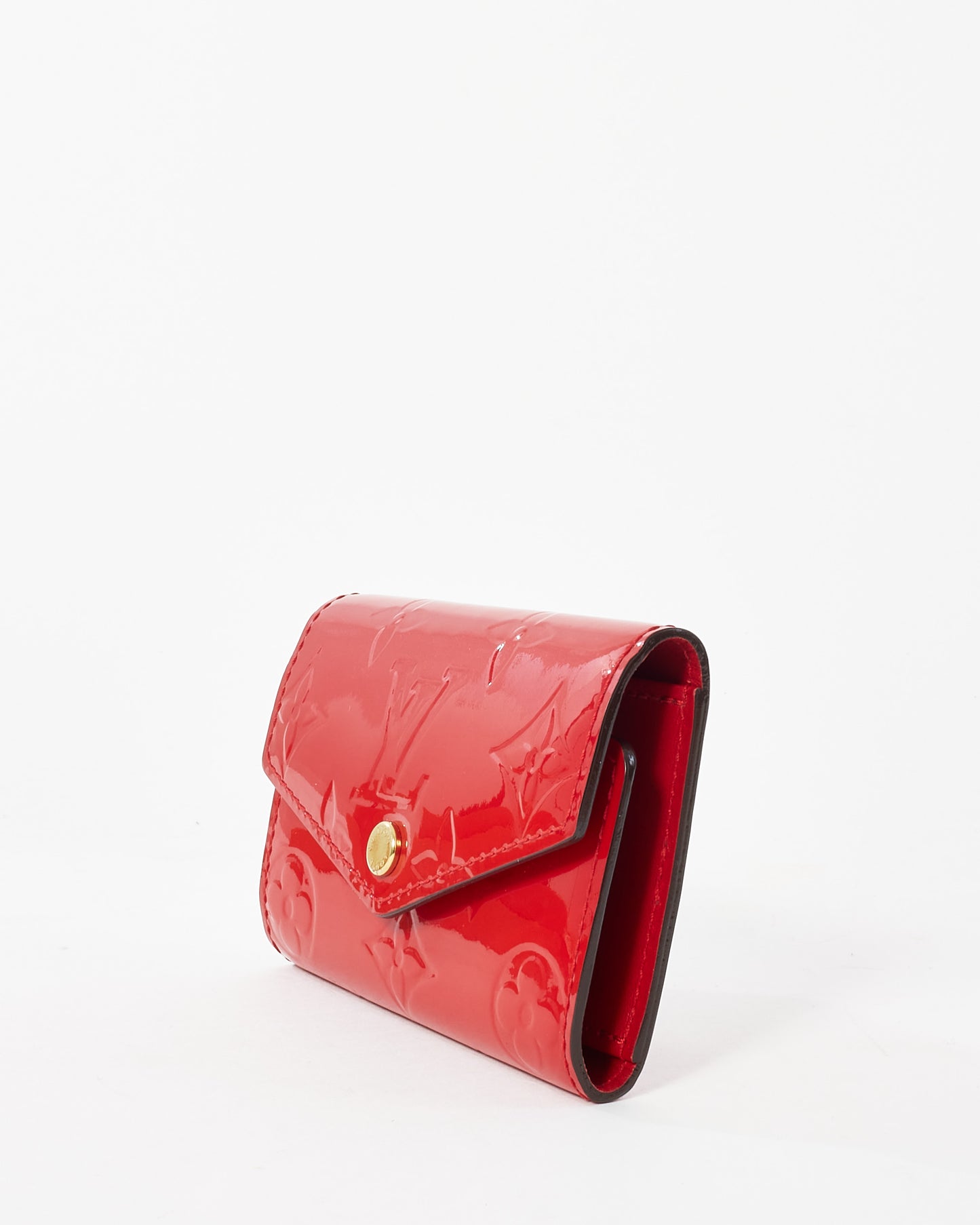 Louis Vuitton Red Monogram Vernis Leather 6 Key Holder