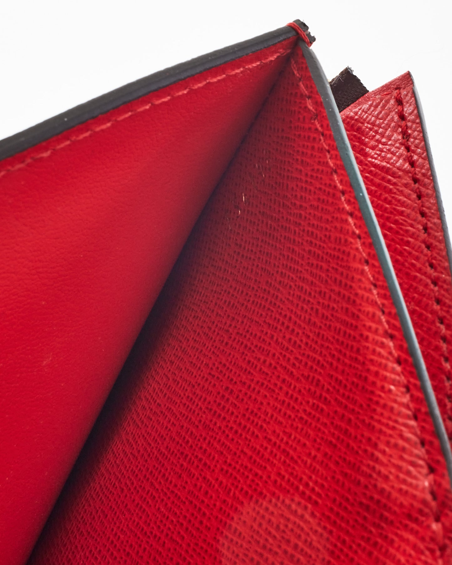 Louis Vuitton Monogram Canvas & Red Zoe Wallet
