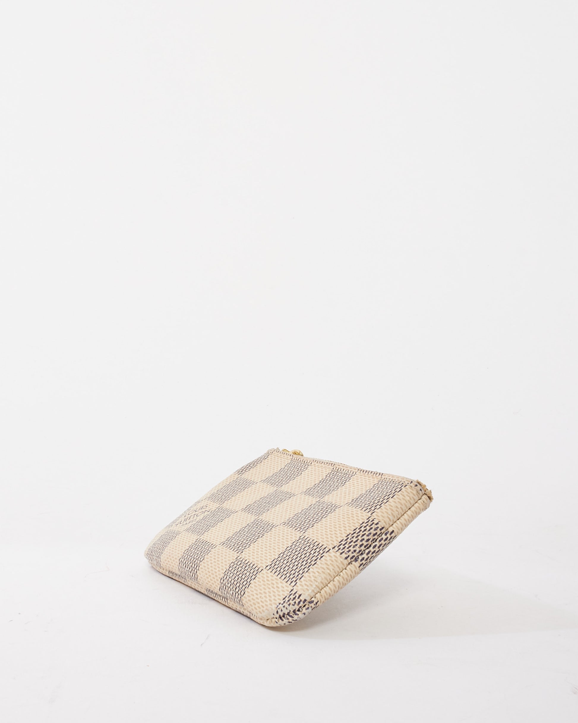 Buy Louis Vuitton Damier Azur Key Pouch Authenticated Pre-Owned