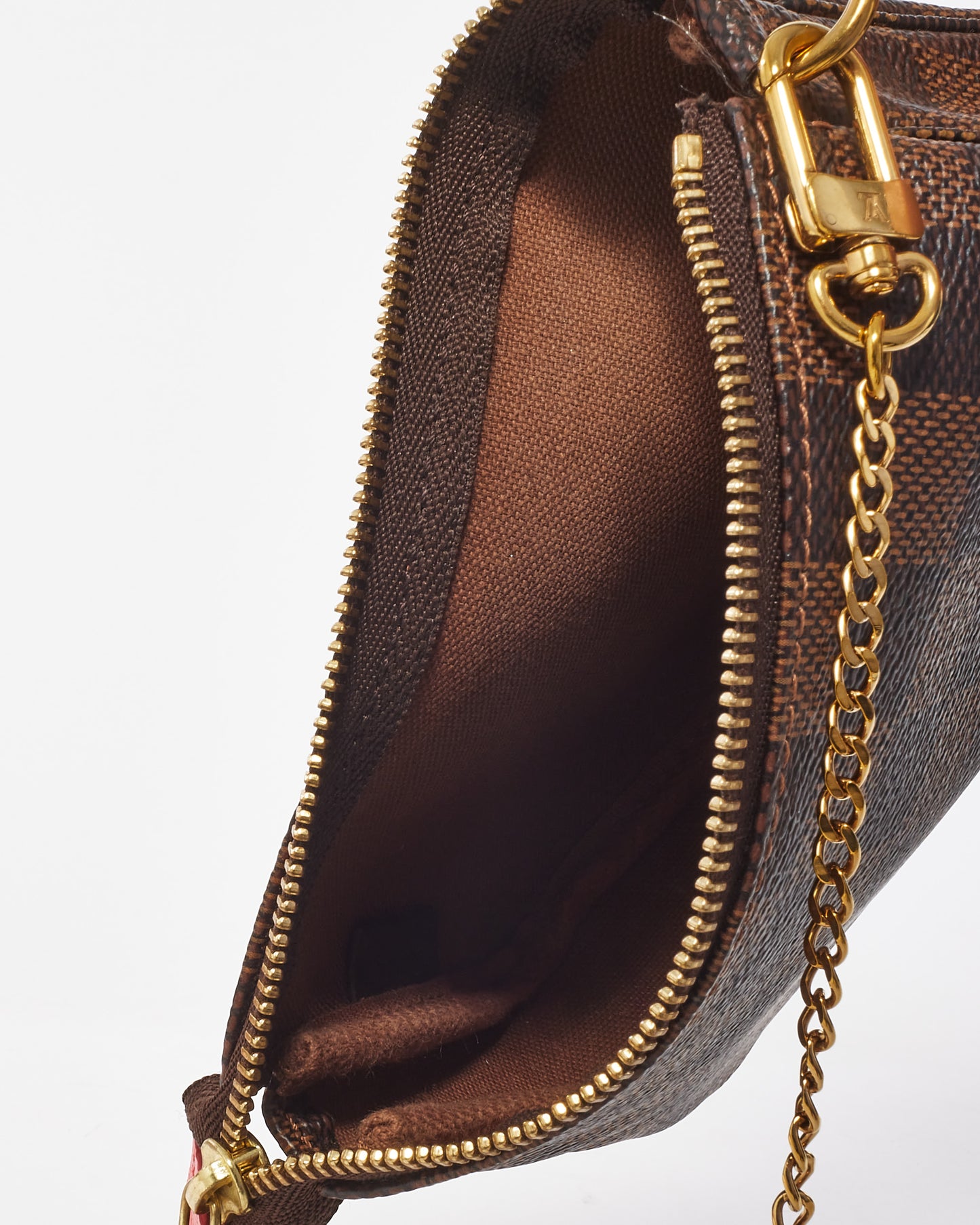 Louis Vuitton Damier Ebene "Illustre Transatlantique" Mini Pochette D'Accessoires